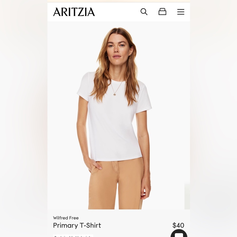 Aritzia Wilfred Free t shirt size small